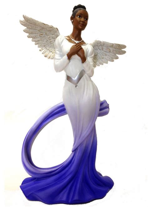 black angel figurines